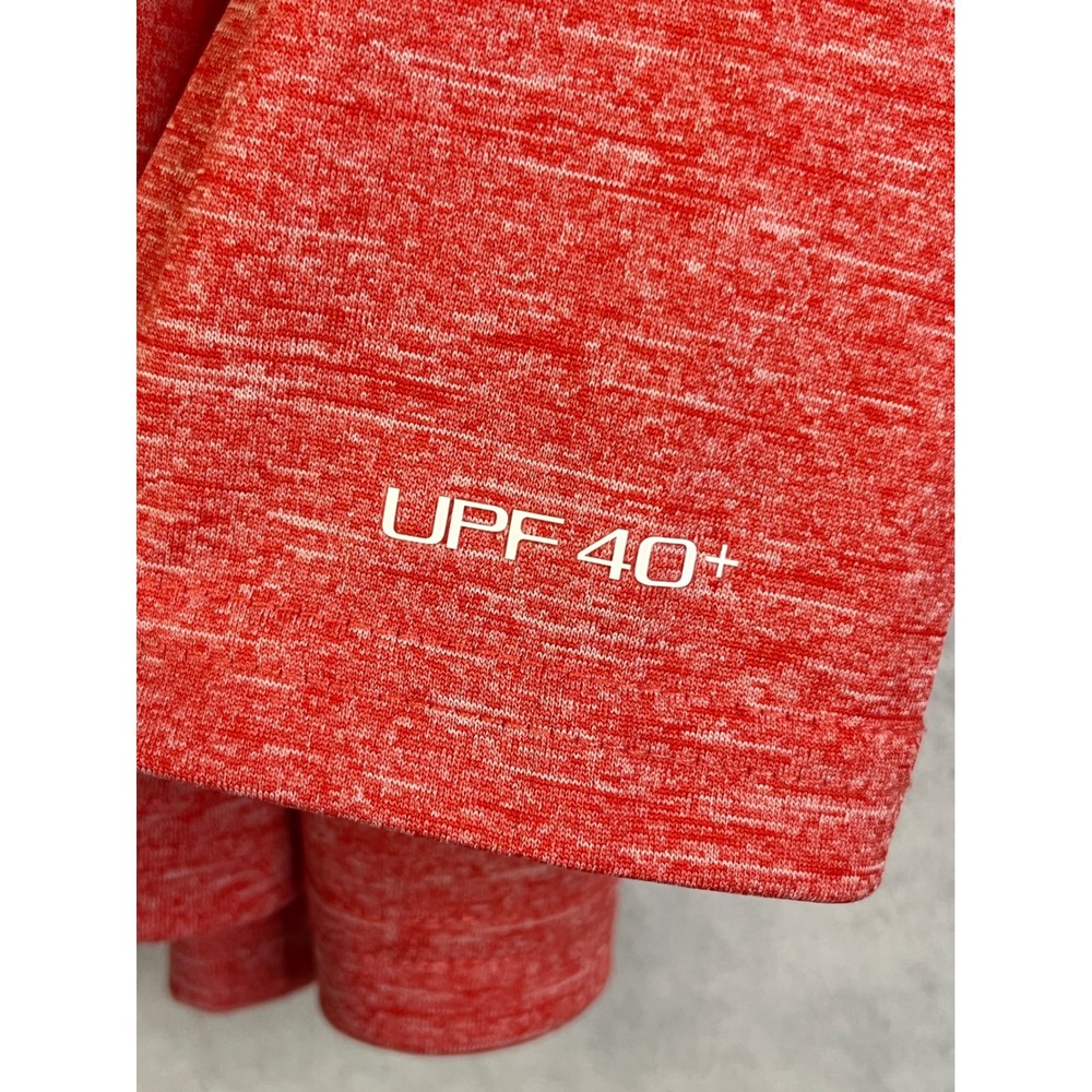 Nike men's Hydroguard red heathered long sleeve swim t-shirt dri-FIT tech M - Picture 4 of 8